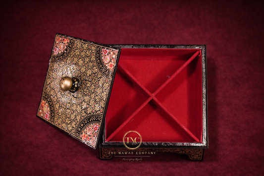 Intricate Handcrafted Paper Machie Jewellery Box