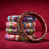 Intricate Handcrafted Paper Machie Bangles