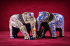 Intricate Handcrafted Paper Machie Elephant Box