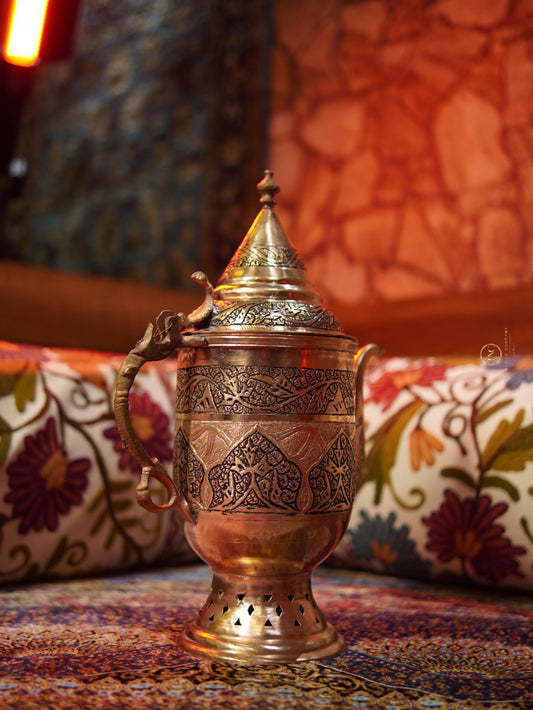 Premium Copper Handcrafted Jug Set