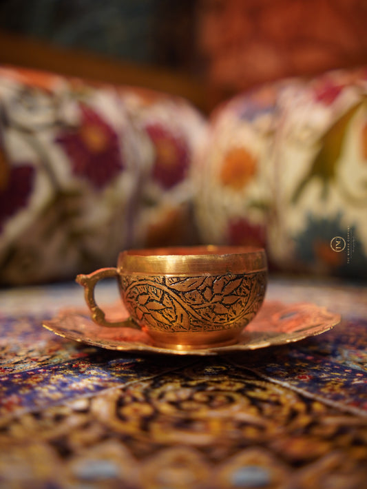 Premium Copper Samavar & Tea Set