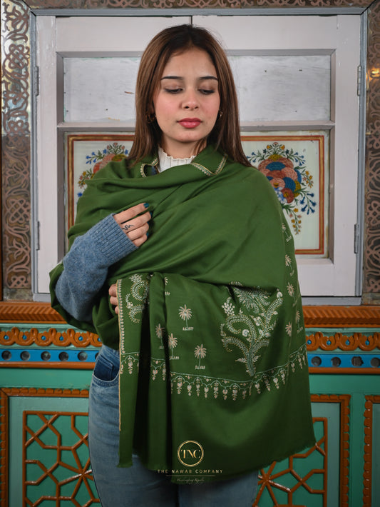 Women's Premium Pure Pashmina Carved Shawl