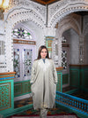 Premium Kashmiri Hand Tilla Pheran Set
