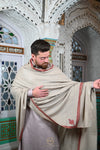 Men's Premium Pure Pashmina Shawl Grey