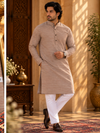 TNC ROSE BEIGE KURTA SET