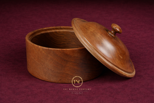 Handcarved Premium Walnut Wood Bowl