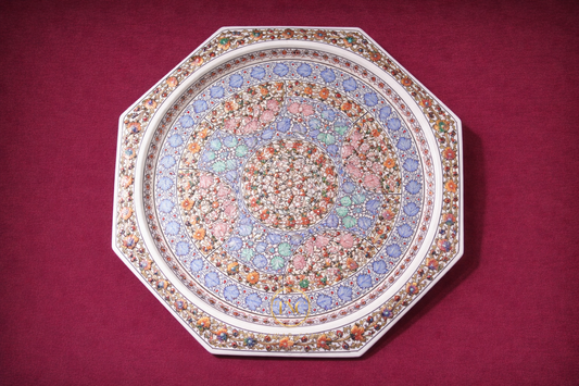 Intricate Handcrafted Paper Machie Tray