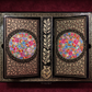 Intricate Handcrafted Paper Machie Book Desk