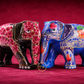 Intricate Handcrafted Paper Machie Elephant Box