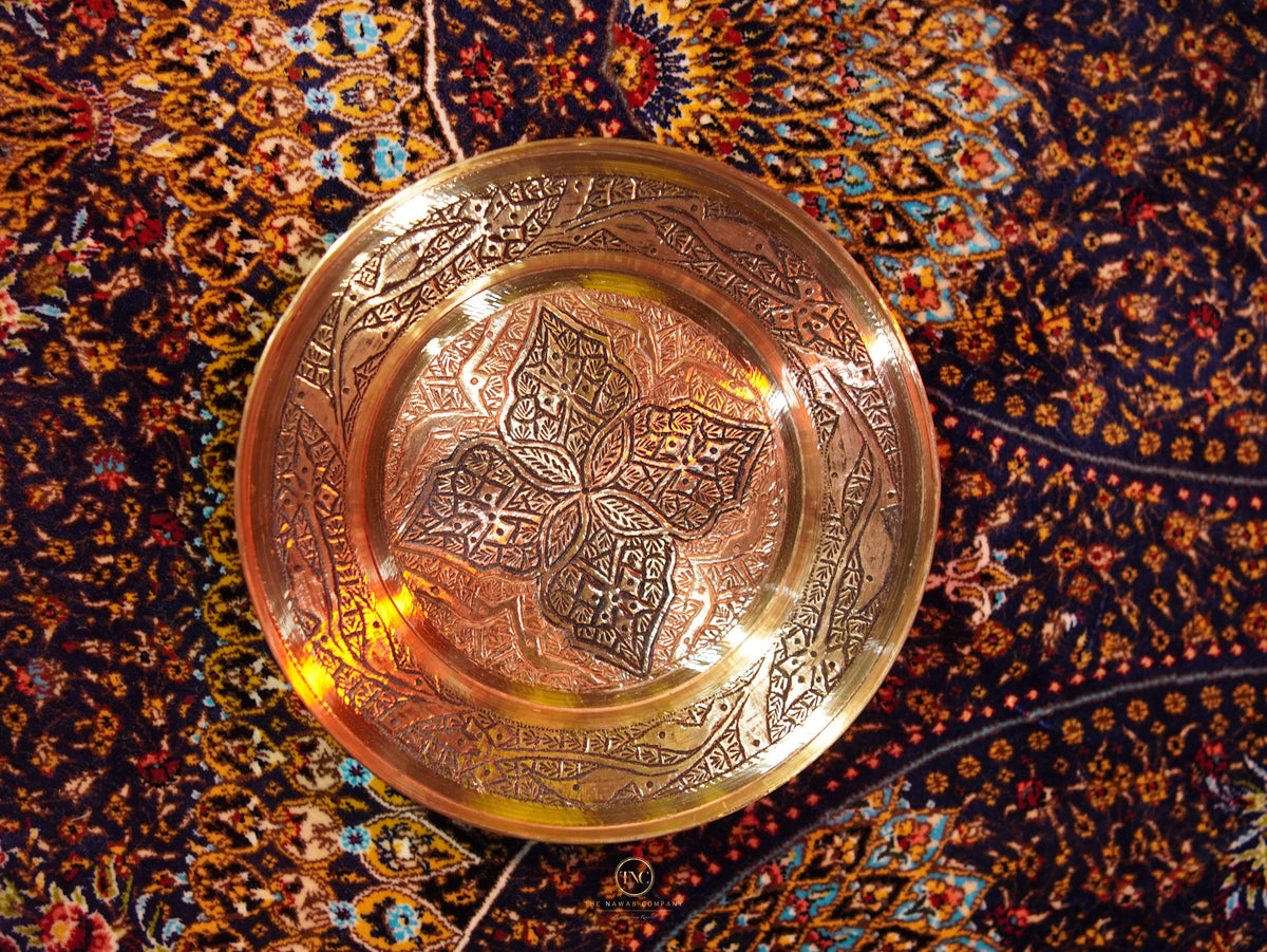 Premium Copper Rice Plate