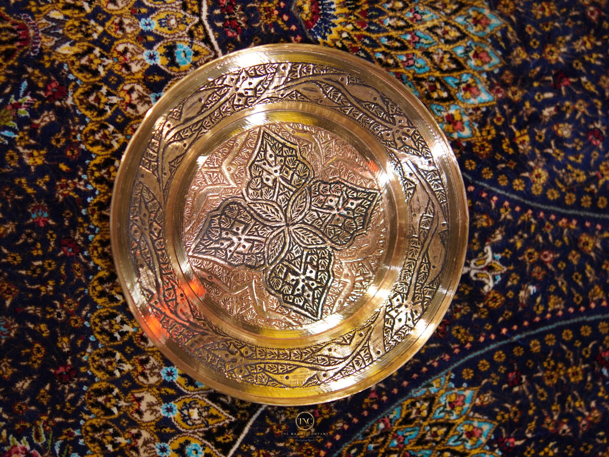 Premium Copper Rice Plate