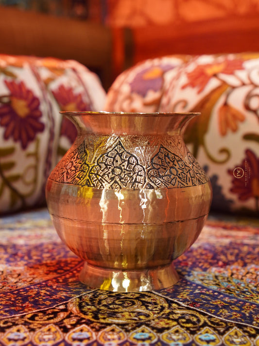 Premium Copper Flower Vase (Large)