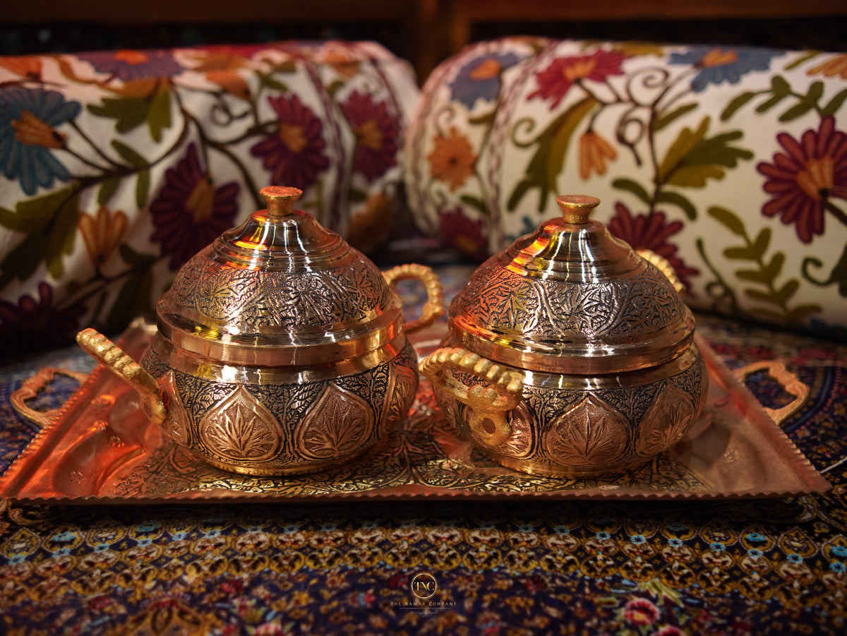 Premium Copper Sabzi Katori Set of 2