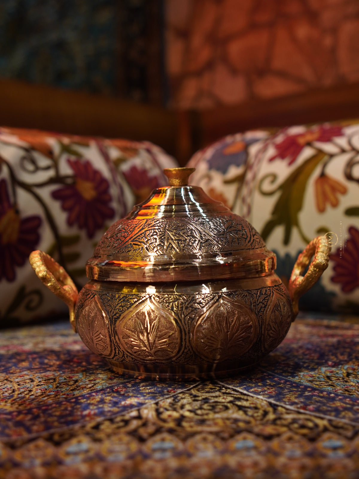 Premium Copper Sabzi Katori Set of 2