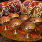 Premium Copper Handcrafted Ice Cream Bowl Set of 6