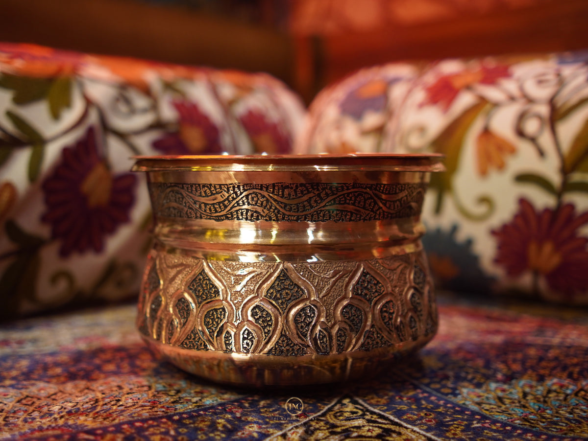 Premium Kashmiri Copper Handi