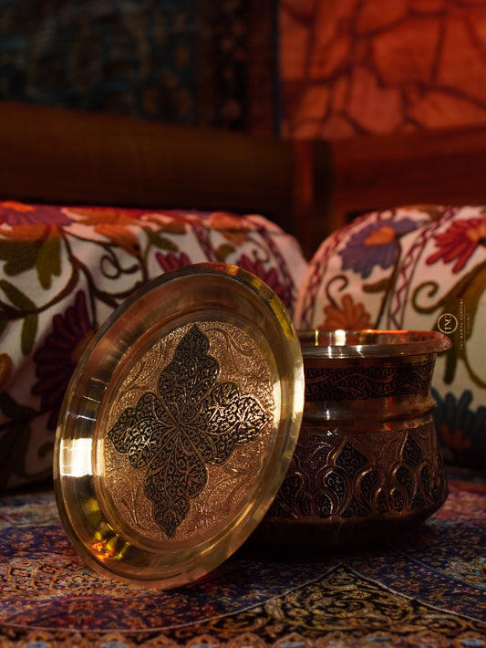 Premium Kashmiri Copper Handi