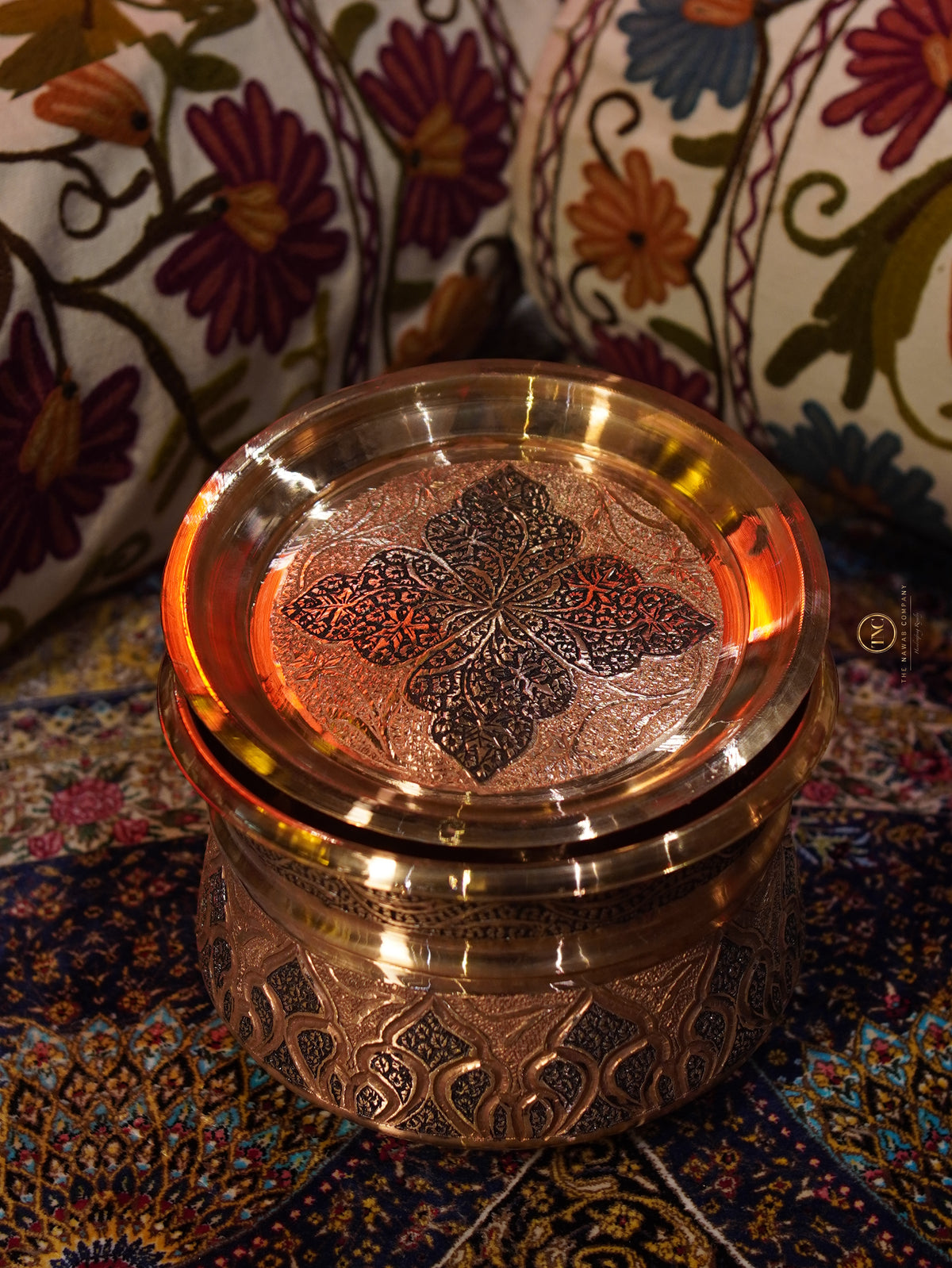 Premium Kashmiri Copper Handi