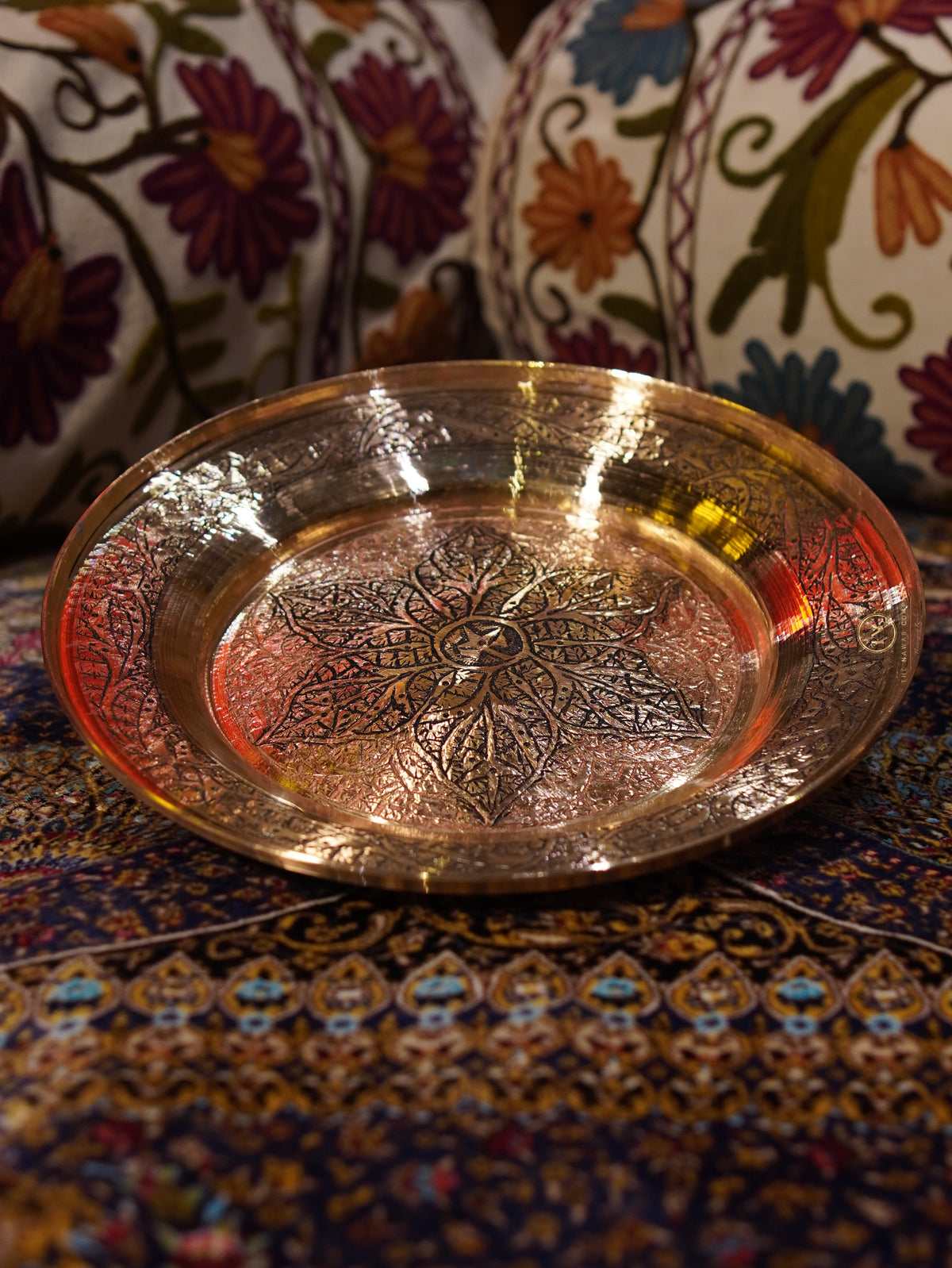 Premium Copper Rice Plate