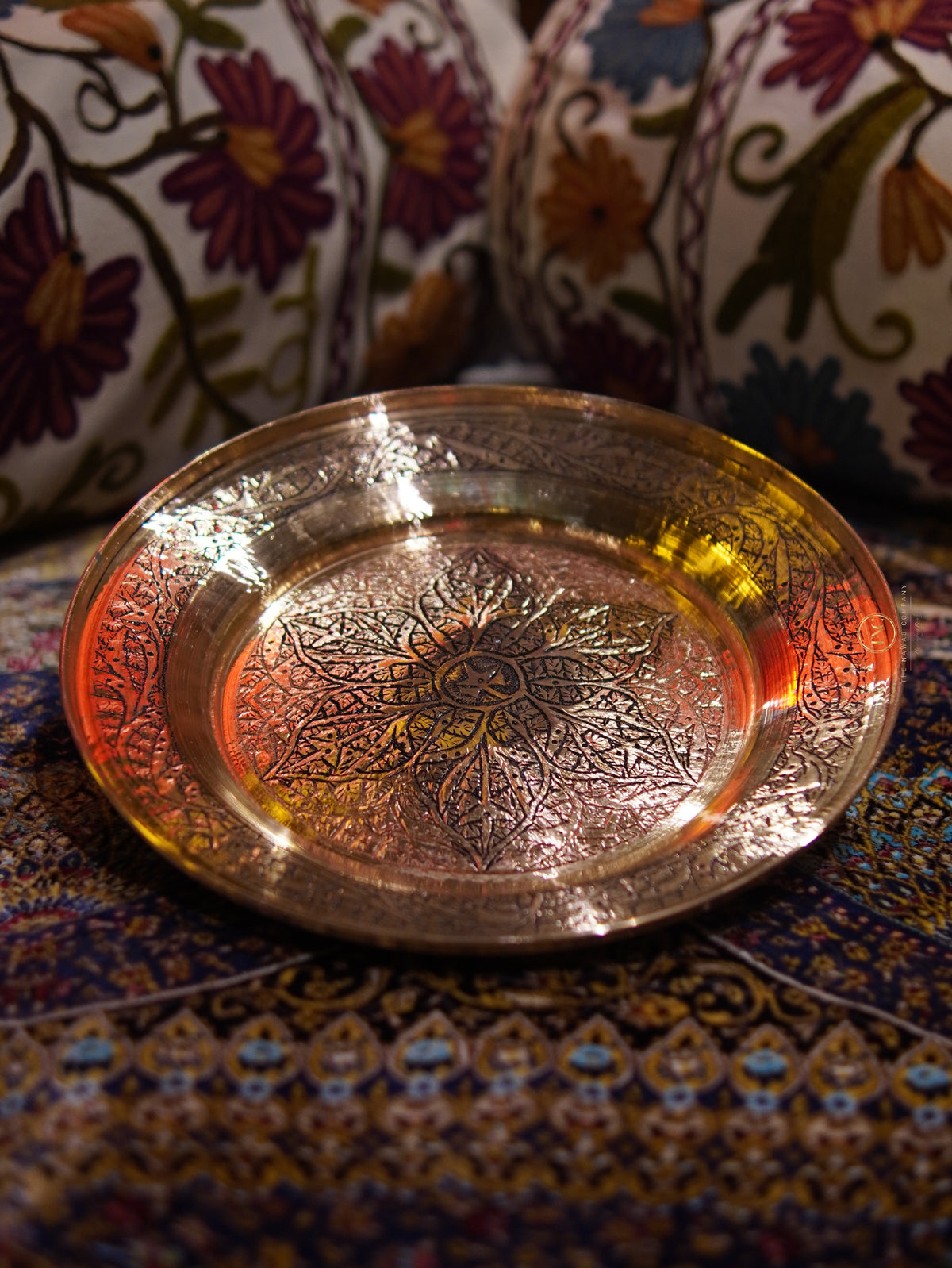 Premium Copper Rice Plate
