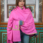 Women's Premium Pure Pashmina Semi-Carved Shawl