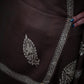 Women's Premium Pure Pashmina Semi-Carved Shawl