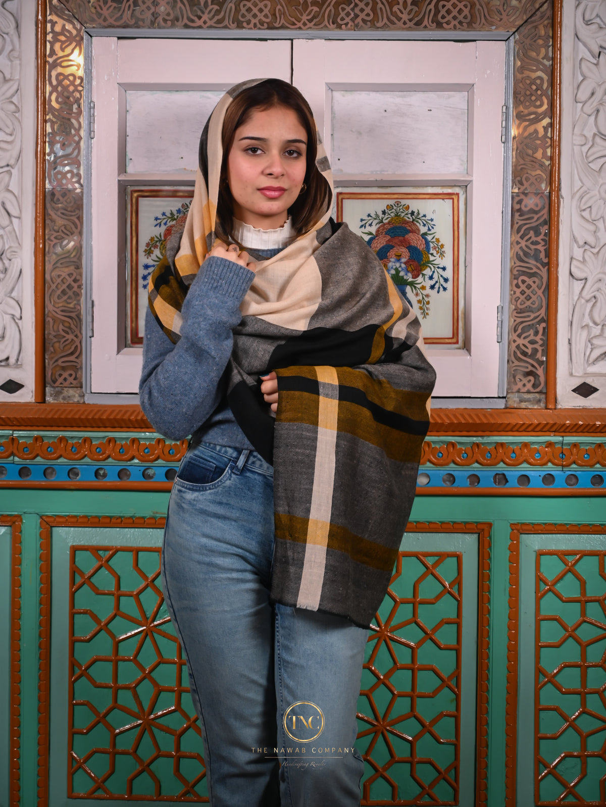 Women's Premium Pure Pashmina Printed Stole