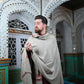 Men's Premium Pure Pashmina Shawl Beige