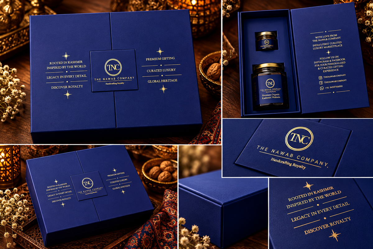 TNC Pack of 3 Ultra Premium Royal Blue Gift box