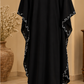 Premium Kashmiri Embroidered Black Kaftan
