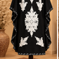 Premium Kashmiri Embroidered Short Black Kaftan