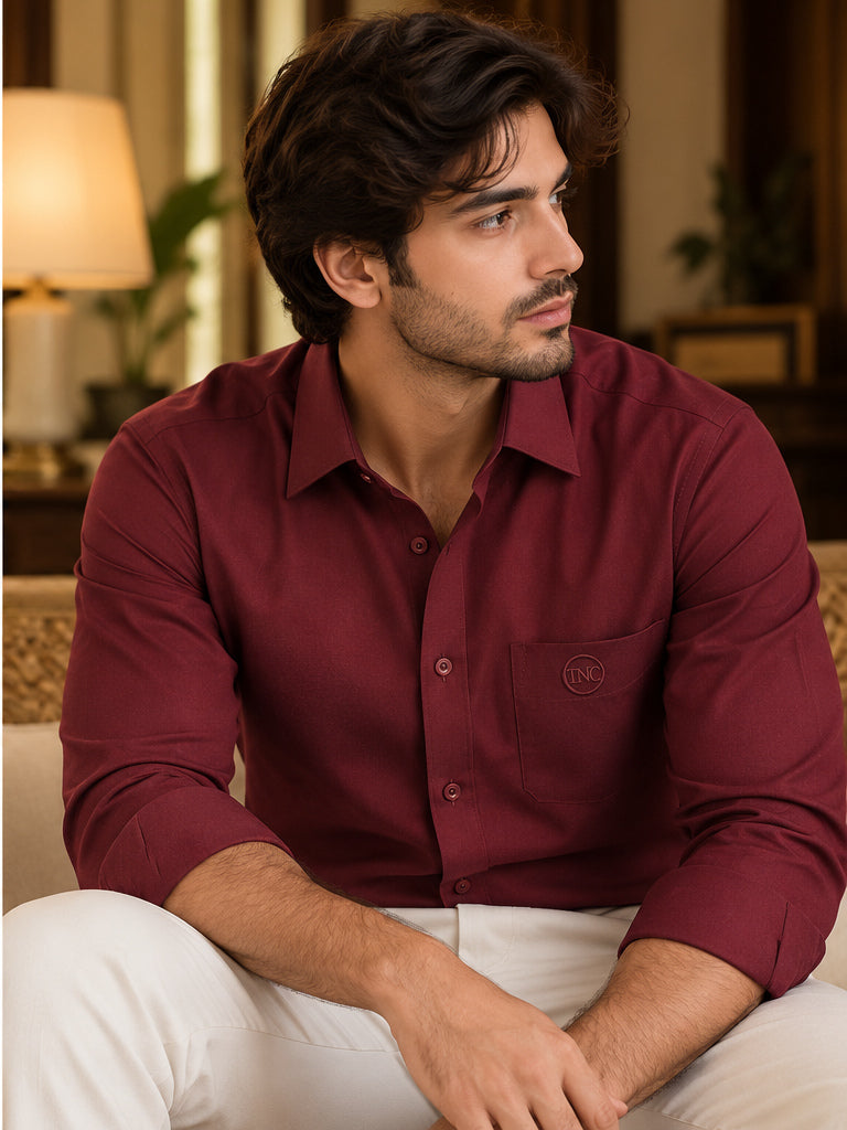 TNC BURGUNDY SHIRT