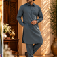 TNC CHARCOAL PATHANI KURTA