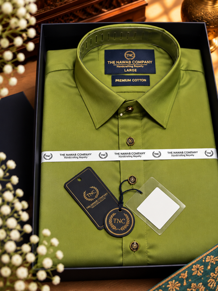 TNC GREEN PATHANI KURTA